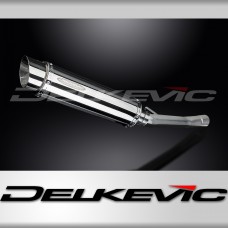 SUZUKI GSX750F SPORTS 1998-2006 350mm ROUND STAINLESS BSAU SILENCER EXHAUST KIT
