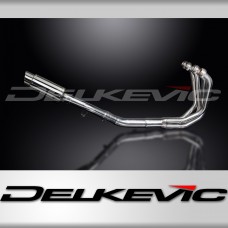 SUZUKI GSX1250FA 2010-16 FULL EXHAUST SYSTEM 200mm STAINLESS ROUND SILENCER