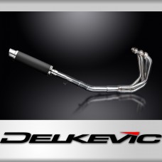 SUZUKI GSX1250FA 2010-16 FULL EXHAUST SYSTEM 350mm CARBON ROUND BSAU SILENCER 