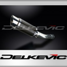 GSX1250F (TRAVELLER) 2010-2016 / MINI 200mm (8 inch) ROUND CARBON FIBRE SILENCER