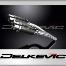 SUZUKI GSX1300 B-KING 2008-2012 200mm ROUND CARBON  SILENCER EXHAUST KIT