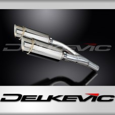 SUZUKI GSX1300 B-KING 2008-2012 200mm ROUND STAINLESS SILENCER EXHAUST KIT