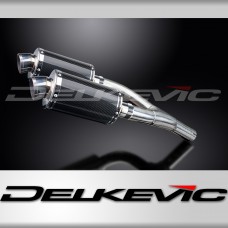 SUZUKI GSX1300 B-KING 2008-2012 225mm OVAL CARBON SILENCER EXHAUST KIT