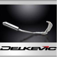 SUZUKI GSX600F 97-06 FULL 4-1 EXHAUST SYSTEM 320mm STAINLESS TRI BSAU SILENCER