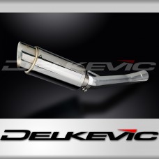 SUZUKI GSX600 F 1997-2006 200mm ROUND STAINLESS SILENCER EXHAUST KIT