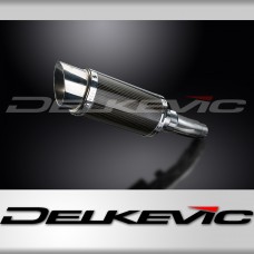 SUZUKI SFV650 GLADIUS 2009-2016 200mm ROUND CARBON  SILENCER EXHAUST KIT