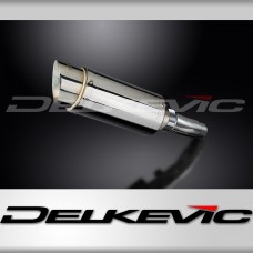 SUZUKI SFV650 GLADIUS 2009-2016 200mm ROUND STAINLESS SILENCER EXHAUST KIT