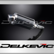 SUZUKI SFV650 GLADIUS 2009-2016 225mm OVAL CARBON SILENCER EXHAUST KIT