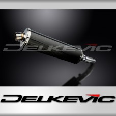 SUZUKI SFV650 GLADIUS 2009-2016 450mm OVAL CARBON BSAU SILENCER EXHAUST KIT