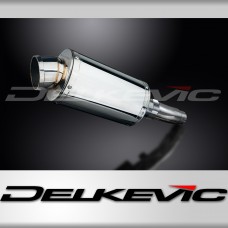 SUZUKI SFV650 GLADIUS 2009-2016 225mm OVAL STAINLESS SILENCER EXHAUST KIT