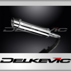 SUZUKI SFV650 GLADIUS 2009-2016 350mm ROUND STAINLESS BSAU SILENCER EXHAUST KIT