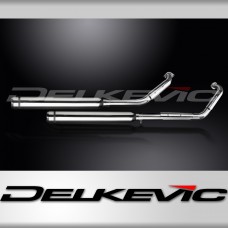 Suzuki VL800 Intruder 01-16 Full Exhaust 2-2 550mm Bull Nose Silencers Stainless