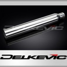 DELKEVIC EXHAUST SILENCER SLEEVE CUSTOM 550mm LONG 80mm O.D STAINLESS  