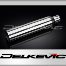 DELKEVIC EXHAUST SILENCER SLEEVE CUSTOM 410mm LONG 80mm O.D STAINLESS