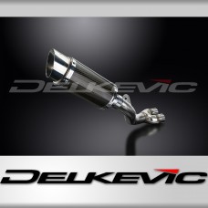 HONDA CB1000R-RA 2008-2017 DECAT 200mm ROUND CARBON  SILENCER EXHAUST KIT