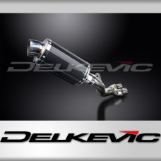 HONDA CB1000R-RA 2008-2017 DECAT 225mm OVAL CARBON SILENCER EXHAUST KIT