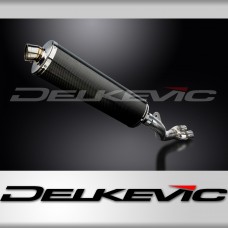 HONDA CB1000R-RA 2008-2017 DECAT 450mm OVAL CARBON BSAU SILENCER EXHAUST KIT