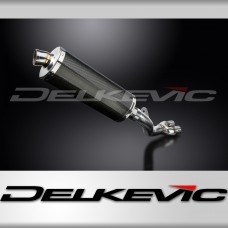 HONDA CB1000R-RA 2008-2017 DECAT 350mm OVAL CARBON BSAU SILENCER EXHAUST KIT