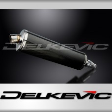 KYMCO SPRINT K-PIPE 13-17 450mm OVAL CARBON BSAU SILENCER EXHAUST KIT