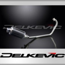 KYMCO CK1 2014-2015 FULL EXHAUST SYSTEM 225mm CARBON OVAL SILENCER