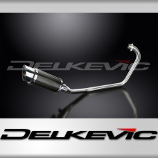 KYMCO CK1 2014-2015 FULL EXHAUST SYSTEM 200mm CARBON ROUND SILENCER