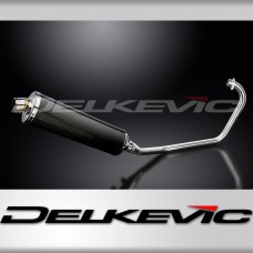 KYMCO CK1 2014-2015 FULL EXHAUST SYSTEM 450mm CARBON OVAL SILENCER