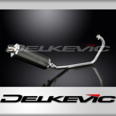 KYMCO CK1 2014-2015 FULL EXHAUST SYSTEM 350mm CARBON OVAL SILENCER