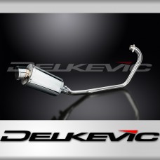 KYMCO CK1 2014-2015 FULL EXHAUST SYSTEM 225mm STAINLESS OVAL SILENCER