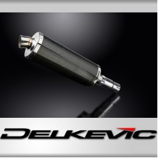 KYMCO XCITING 400i 2014-2017 350mm OVAL CARBON BSAU SILENCER EXHAUST KIT