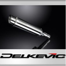 KYMCO XCITING 400i 2014-2017 350mm ROUND STAINLESS BSAU SILENCER EXHAUST KIT