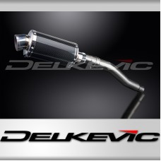 HONDA XRV750 AFRICA TWIN 93-03 225mm OVAL CARBON SILENCER EXHAUST KIT