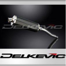 HONDA XRV750 AFRICA TWIN 93-03 350mm OVAL CARBON BSAU SILENCER EXHAUST KIT