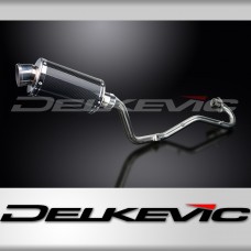 HONDA XR125L 2003-2010 FULL EXHAUST SYSTEM 225mm CARBON OVAL SILENCER