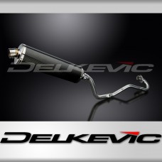 HONDA XR125L 2003-2010 FULL EXHAUST SYSTEM 450mm CARBON OVAL BSAU SILENCER