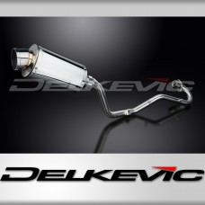 HONDA XR125L 2003-2010 FULL EXHAUST SYSTEM 225mm STAINLESS OVAL SILENCER