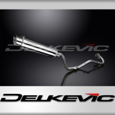 HONDA XR125L 2003-2010 FULL EXHAUST SYSTEM 350mm STAINLESS ROUND BSAU SILENCER