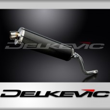 HONDA XR125L 2003-2010 450mm OVAL CARBON BSAU SILENCER EXHAUST KIT