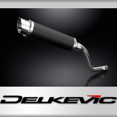 HONDA XR125L 2003-2010 350mm CARBON ROUND BSAU SILENCER EXHAUST KIT