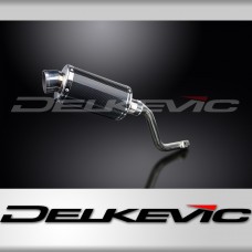 HONDA XR125L 2003-2010 225mm OVAL CARBON SILENCER EXHAUST KIT