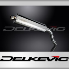 HONDA XL700VA TRANSALP 2008-2014 450mm OVAL STAINLESS BSAU SILENCER EXHAUST KIT