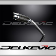 HONDA XL600V TRANSALP 1987-2000 200mm ROUND CARBON  SILENCER EXHAUST KIT