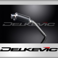 HONDA XL600V TRANSALP 1987-2000 225mm OVAL CARBON SILENCER EXHAUST KIT