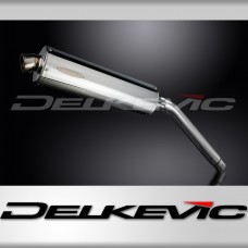 HONDA XL600V TRANSALP 1987-2000 450mm OVAL STAINLESS BSAU SILENCER EXHAUST KIT