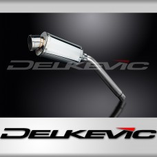 HONDA XL600V TRANSALP 1987-2000 225mm OVAL STAINLESS SILENCER EXHAUST KIT