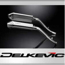 HONDA XL1000 V VARADERO 1999-14 320mm TRI STAINLESS BSAU SILENCER EXHAUST KIT