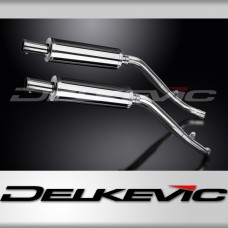 HONDA XL1000 V VARADERO 1999-14 350mm STAINLESS ROUND BSAU SILENCER EXHAUST KIT