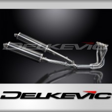 HONDA CB1100SF X11 1999-02 FULL 4-2 EXHAUST 450mm CARBON OVAL BSAU SILENCERS