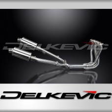 HONDA CB1100SF X11 1999-02 FULL 4-2 EXHAUST 225mm STAINLESS OVAL SILENCERS