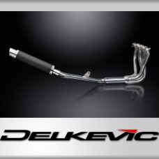 HONDA CB1100SF X11 1999-02 FULL 4-1 EXHAUST 350mm CARBON ROUND BSAU SILENCER