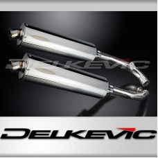 HONDA VTR1000 SP1 2000-2001 450mm OVAL STAINLESS BSAU SILENCER EXHAUST KIT